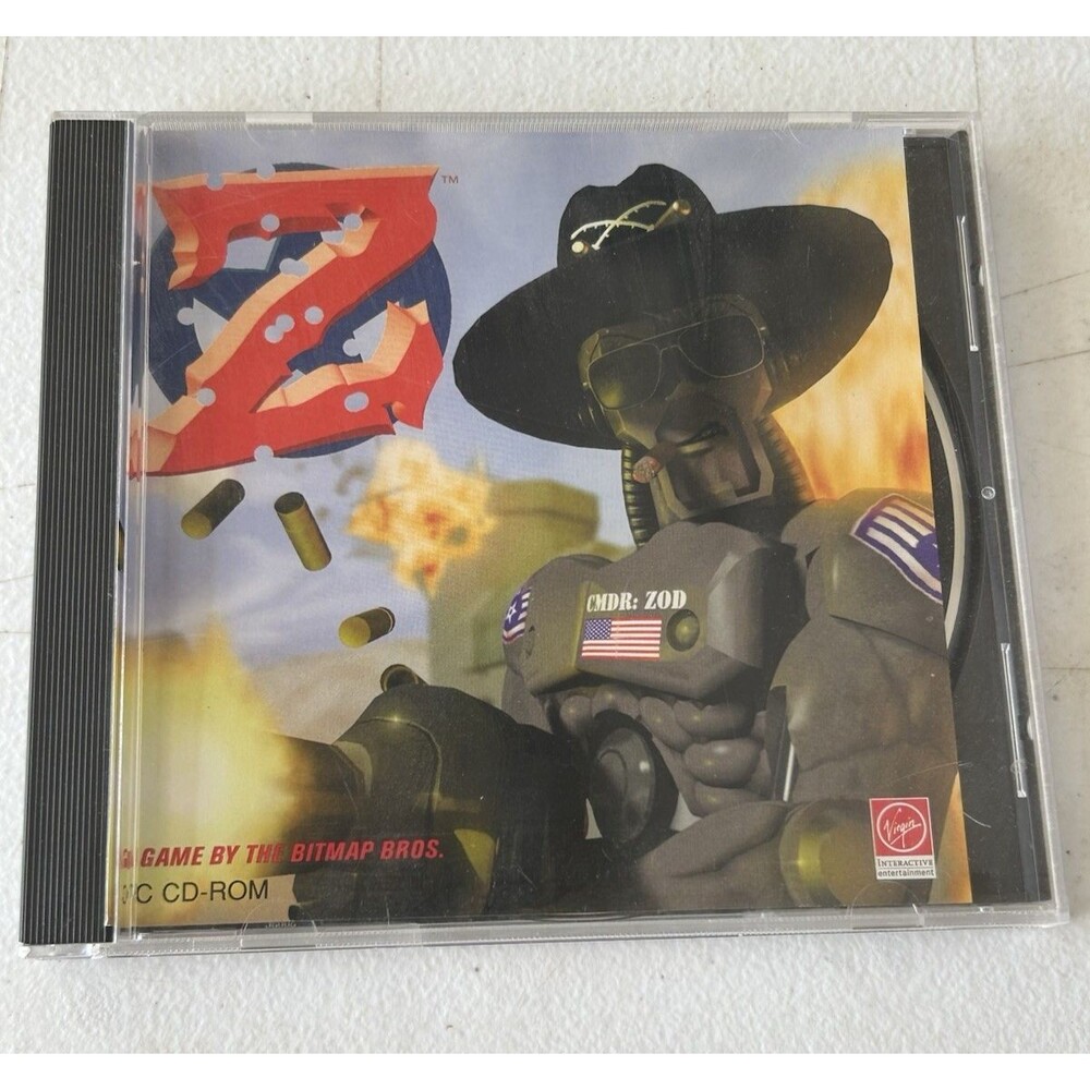 Z PC CD-ROM Game 1996 The Bitmap Brothers Virgin Interactive Vintage Strategy
